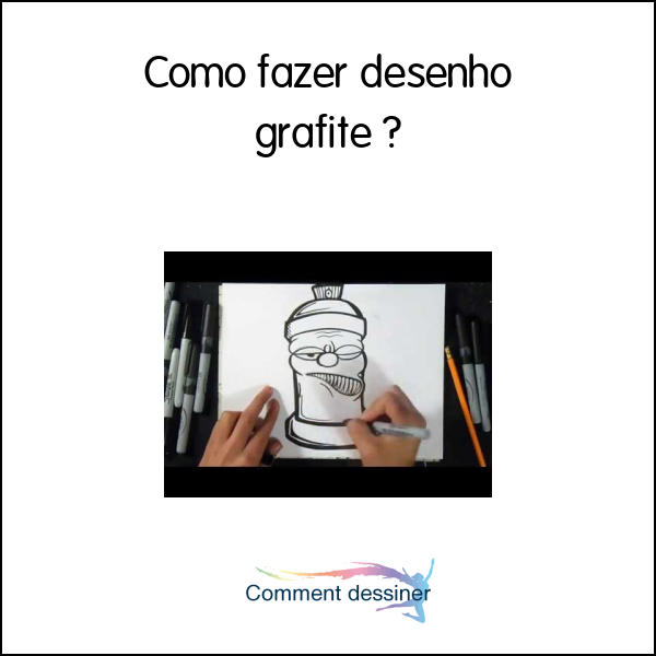 Como fazer desenho grafite